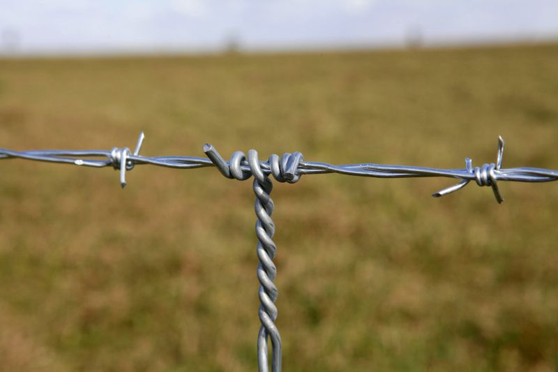 Barb Wire Fencing Repair detail